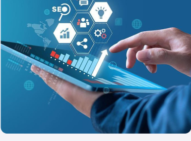 Digital analytics and technology concept